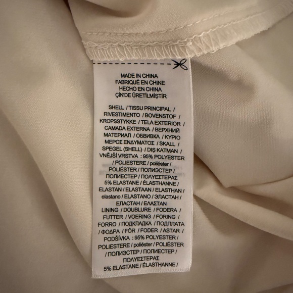 EUC Lauren Ralph Lauren Metallic Jersey Faux Wrap Midi Dress Size 6 - Picture 6 of 9